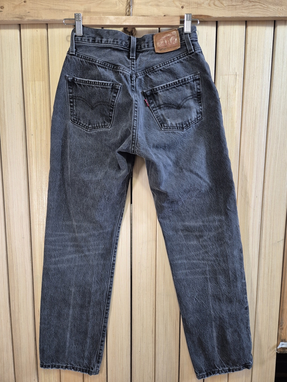 Levi's 501 Black Relaxed Fix Jeans.